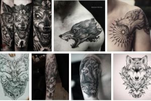 Tribal Wolf Tattoo & Norse Wolf Tattoo Desings  