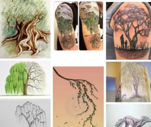 Oak Tree Tattoo & Willow Tree Tattoo Ideas  