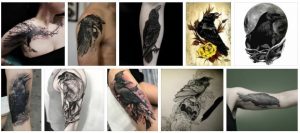 Crow Tattoo & Stone The Crow Tattoo Designs *2020 Best  