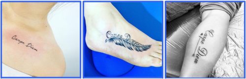 Carpe Diem Tattoo & Carpe Diem Tattoo Wrist *2020 Best  