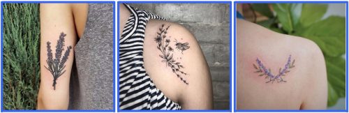 Lavender Sprig Tattoo & Lavender Flower Tattoo *2020 Best Ever  
