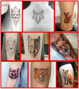 Geometric Fox Tattoo Ideas and Designs *2020 Best of  