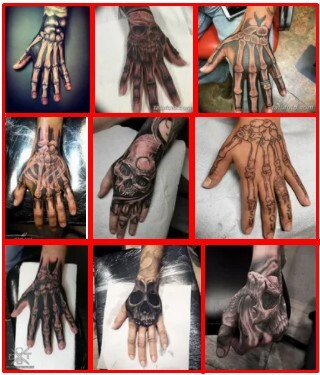 Skeleton Hand Tattoo & Skeleton Hand on Tattoo *2021 New  