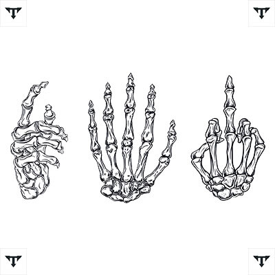 Skeleton Hand Tattoo & Skeleton Hand on Tattoo *2021 New  